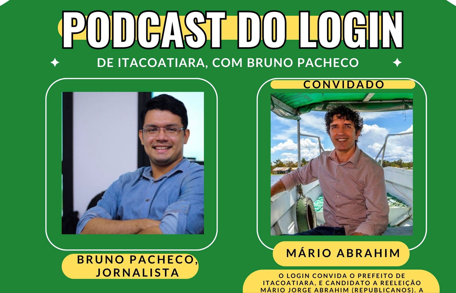 Candidato à reeleição, prefeito de Itacoatiara não confirma entrevista e Login cancela ‘PodCast’ desta quinta