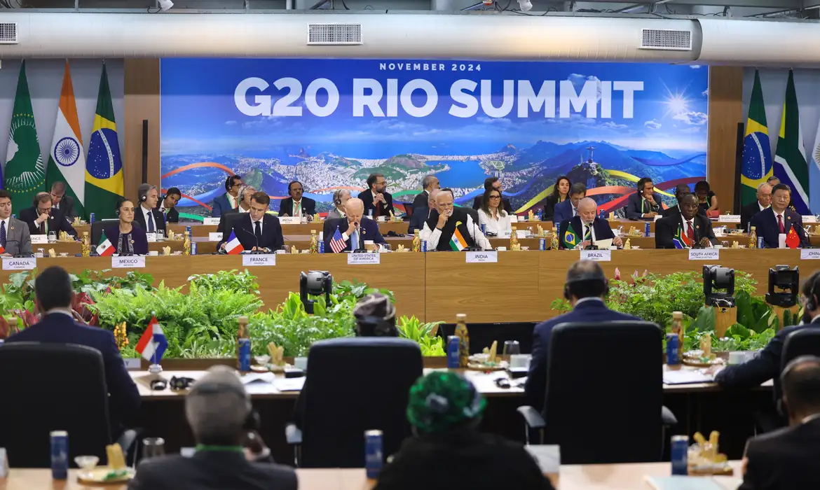 Presidente Lula recepciona líderes do G20 no Rio de Janeiro