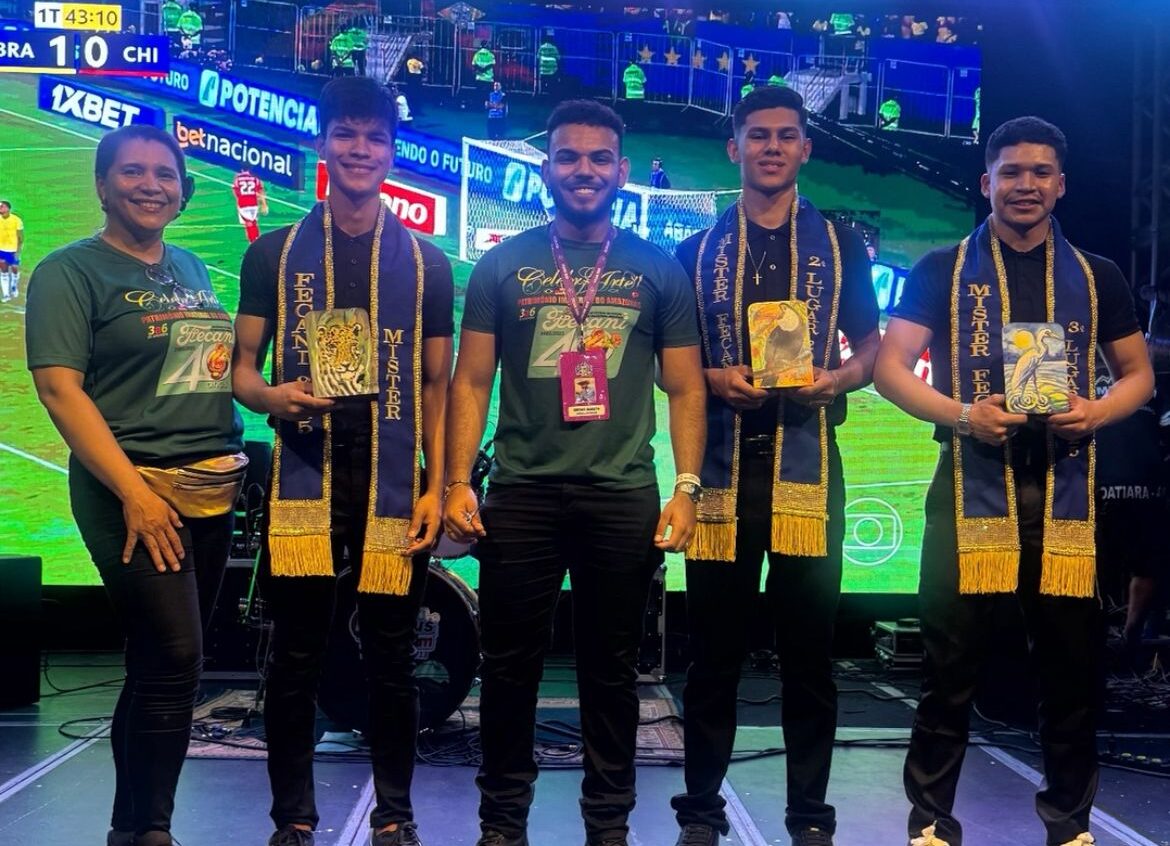 Kaleb Dias é eleito Mister Fecani 2025 em noite de gala; Musa será escolhida nesta sexta-feira (5)