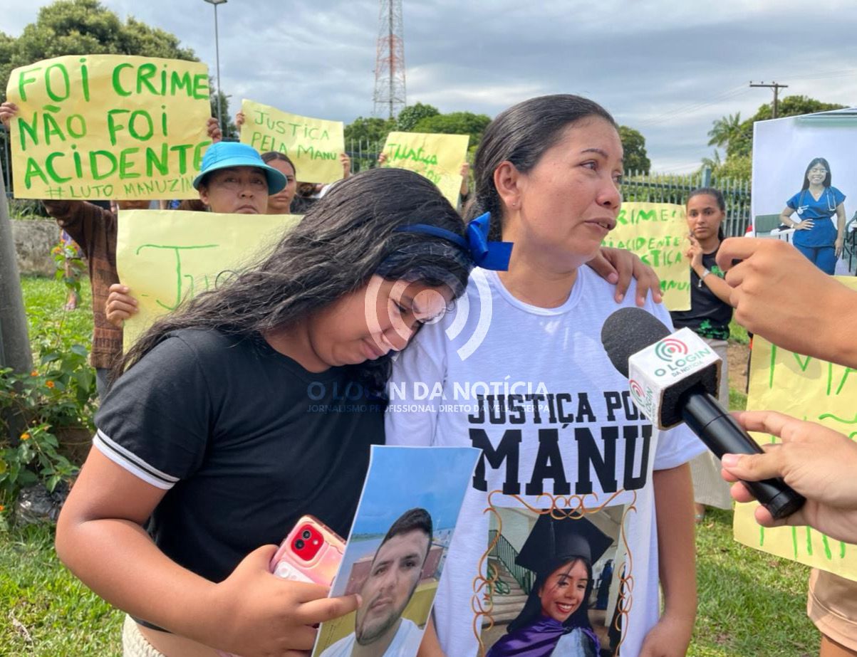 Manifestação pede justiça por Manuelly Rodrigues após acidente fatal na AM-010