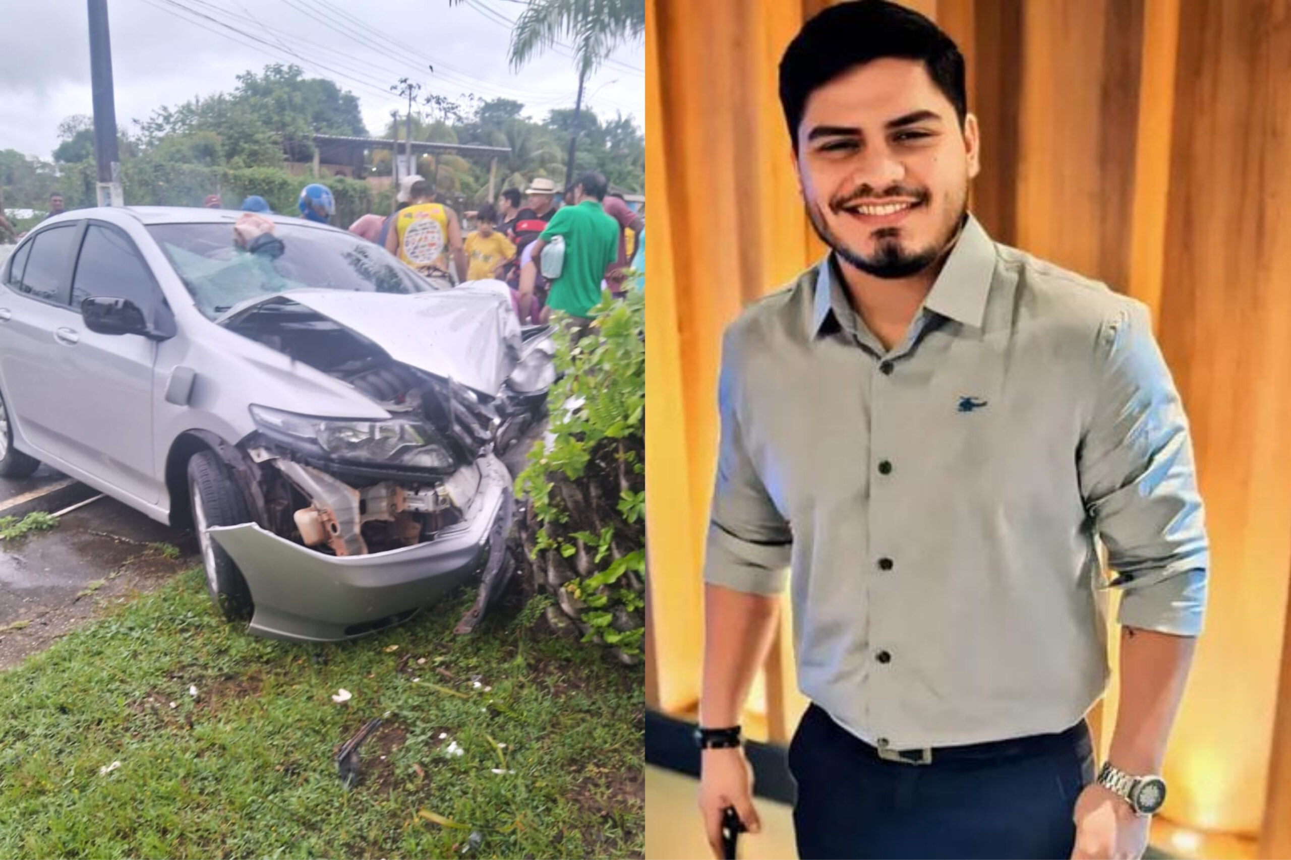 Chibly Abrahim, filho de vereadora de Itacoatiara morre em grave acidente de trânsito no município