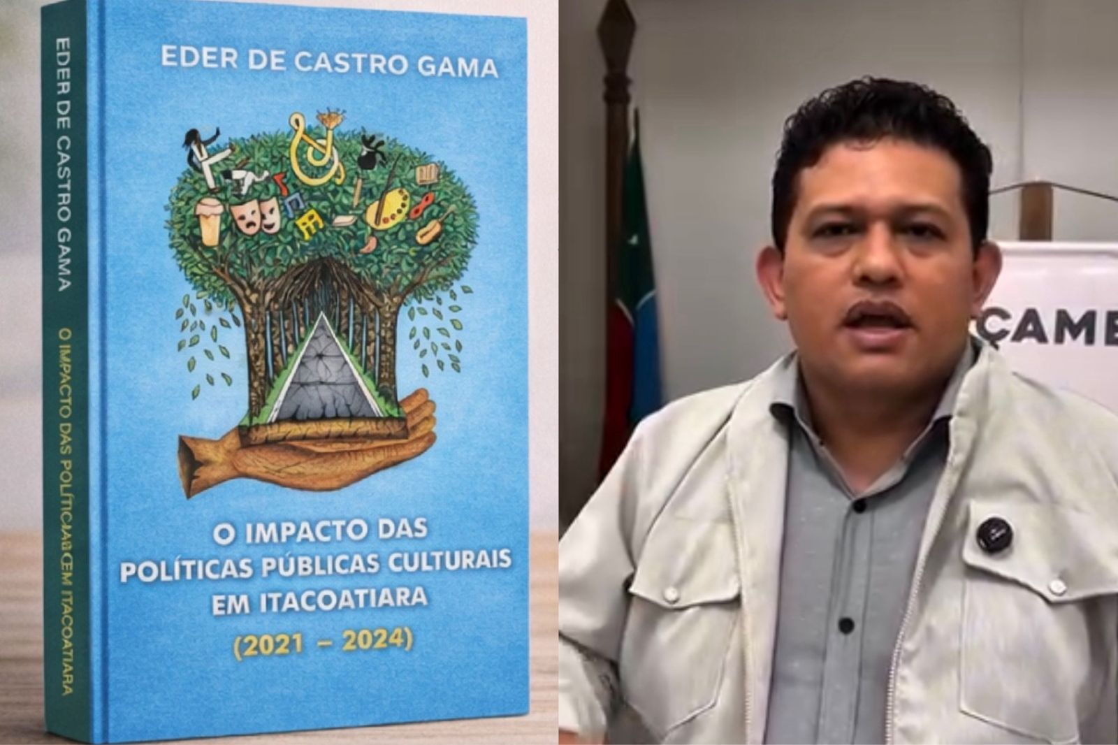 Pesquisador Eder Gama lança livro que avalia efeitos das políticas culturais em Itacoatiara