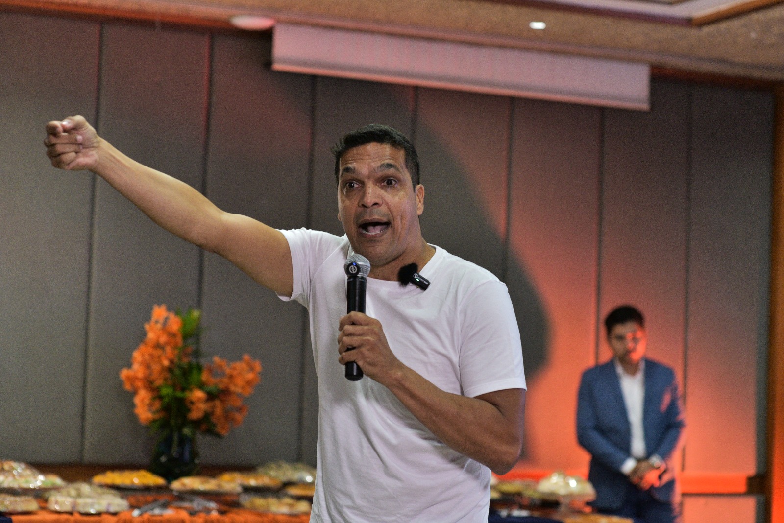 Cabo Daciolo lança pré-candidatura ao Senado pelo Amazonas durante evento do Solidariedade, em Manaus