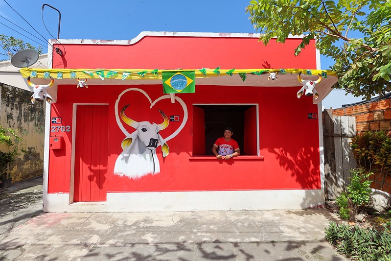 Festival de Parintins 2026: Moradores mantêm tradição de enfeitar as casas e receber o Garantido durante a Ladainha